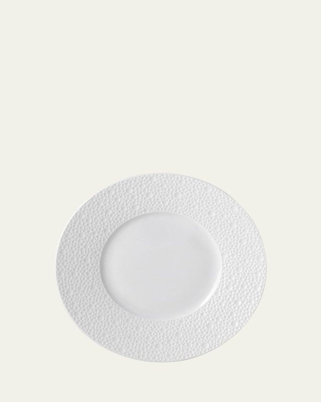 Ecume White Dinner Plate